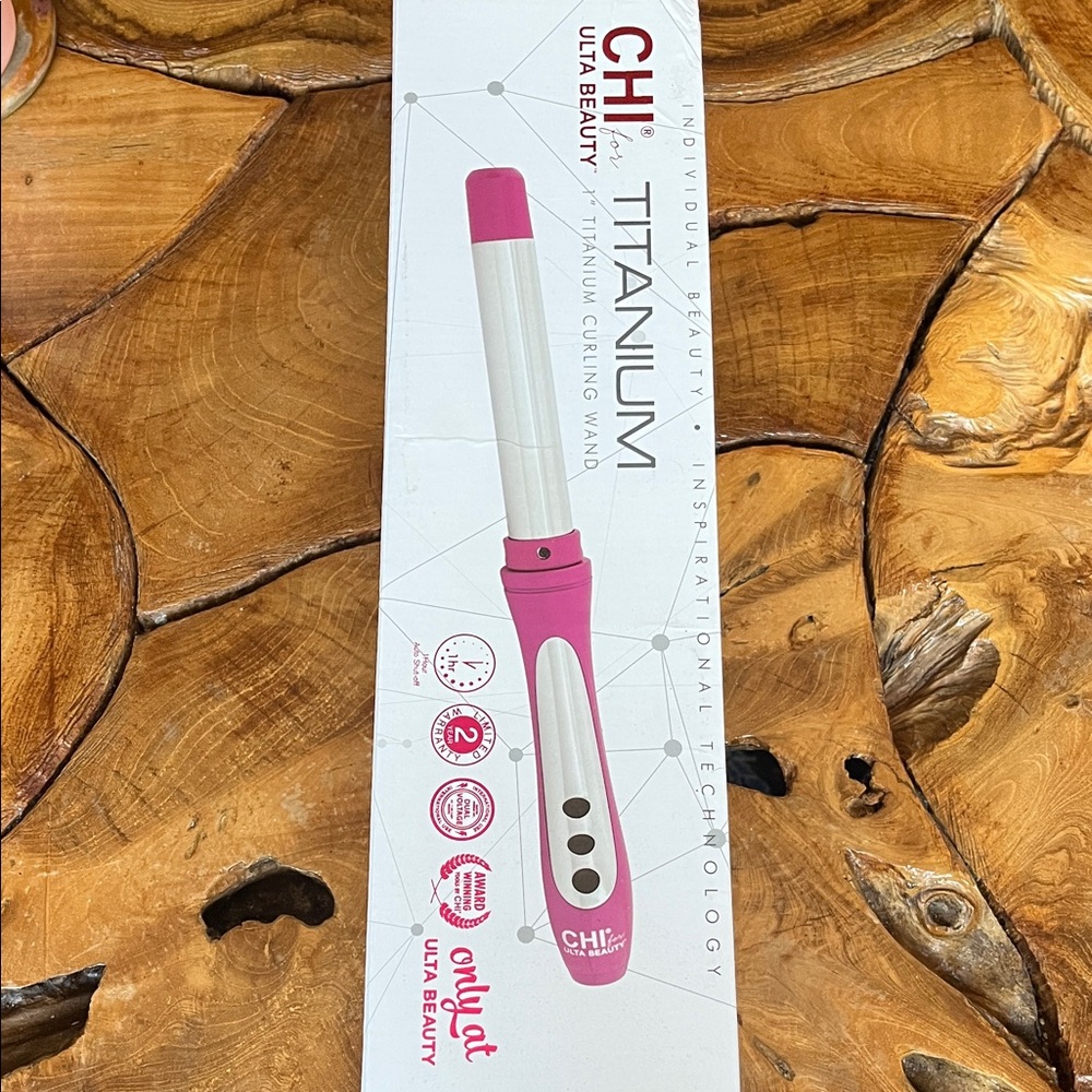 Chi Titanium Curling Wand - Pink